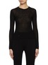 Main View - Click To Enlarge - CRUSH COLLECTION - Wool Sheer Top