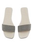 Detail View - Click To Enlarge - BRUNELLO CUCINELLI - Monili Embellished Suede Slides