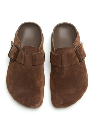 Detail View - Click To Enlarge - BALENCIAGA - Sunday Suede Mules