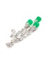 Detail View - Click To Enlarge - CZ BY KENNETH JAY LANE - Jade Cubic Zirconia Statement Clip On Earrings