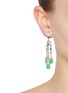 Figure View - Click To Enlarge - CZ BY KENNETH JAY LANE - Jade Cubic Zirconia Statement Clip On Earrings