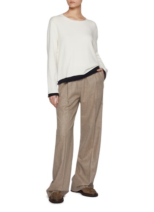 Figure View - Click To Enlarge - ARCH4 - Finley Contrast Trim Sweater