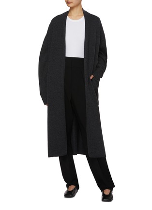 Figure View - Click To Enlarge - ARCH4 - Franklin Row Cashmere Long Cardigan