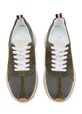 Detail View - Click To Enlarge - THOM BROWNE  - Low Top Tech Sprinter Sneaker