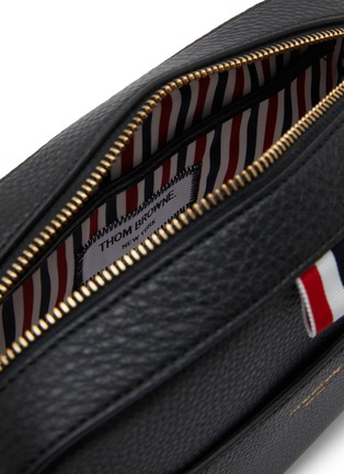 Detail View - Click To Enlarge - THOM BROWNE  - Small Leather Crossbody Bag