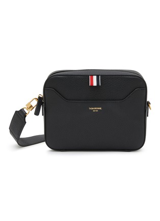 THOM BROWNE | Small Leather Crossbody Bag