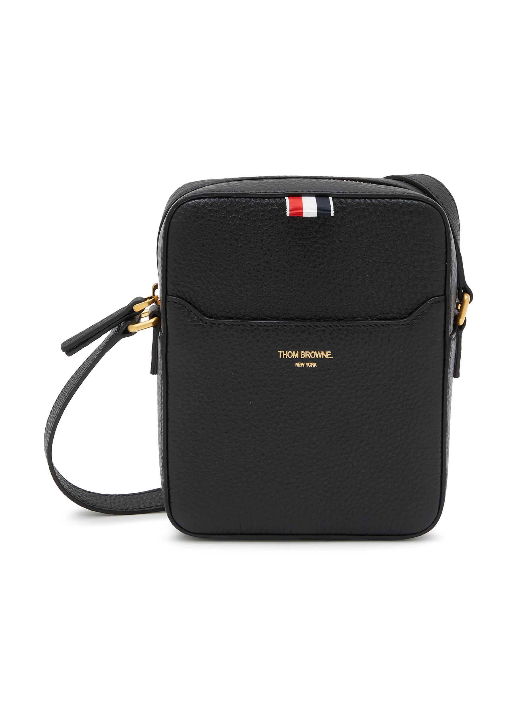 THOM BROWNE | Leather Crossbody Camera Bag | Men | Lane Crawford