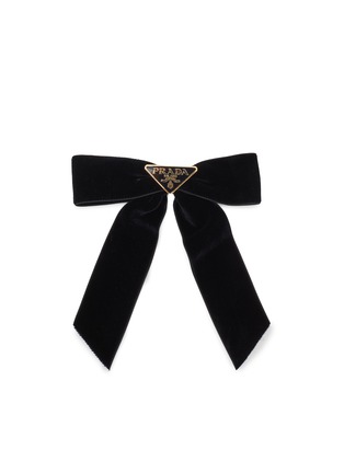 Main View - Click To Enlarge - PRADA - Velvet Bow Hair Clip