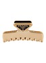 Main View - Click To Enlarge - PRADA - Triangle Logo Enameled Metal Hair Clip