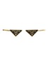 Main View - Click To Enlarge - PRADA - Enameled Triangle Logo Hair Clips