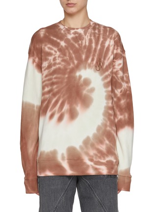 Main View - Click To Enlarge - JW ANDERSON - Tie Dye Cat Cotton Sweatshirt