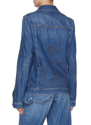 Back View - Click To Enlarge - JW ANDERSON - Twisted Medium Wash Denim Jacket