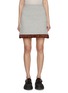 Main View - Click To Enlarge - JW ANDERSON - Satin Trim Sheep Wool Blend Mini Skirt