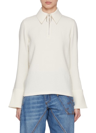 Main View - Click To Enlarge - JW ANDERSON - Wire Puller Henley Top