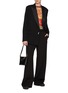 Figure View - Click To Enlarge - JW ANDERSON - Double Breasted Tassel Tuxedo Wool Jacket