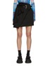 Main View - Click To Enlarge - JW ANDERSON - Fold Over Belted Wool Mini Skirt