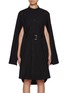 Main View - Click To Enlarge - JW ANDERSON - Tuxedo Belted Cotton Shirt Dress