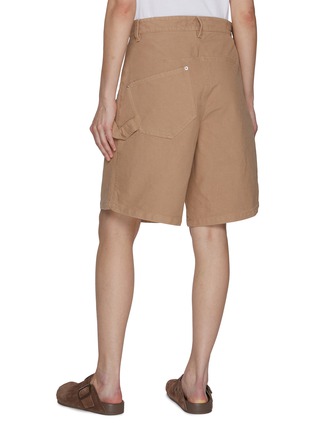 Back View - Click To Enlarge - JW ANDERSON - Twisted Cotton Workwear Shorts