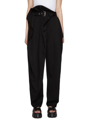 Main View - Click To Enlarge - JW ANDERSON - Fold Over Wool Trousers