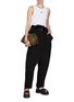 Figure View - Click To Enlarge - JW ANDERSON - Fold Over Wool Trousers