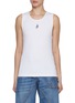 Main View - Click To Enlarge - JW ANDERSON - Anchor Embroidery Cotton Vest