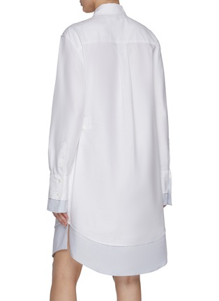 Back View - Click To Enlarge - JW ANDERSON - Double Cotton Shirt Dress