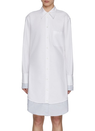 Main View - Click To Enlarge - JW ANDERSON - Double Cotton Shirt Dress