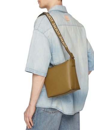 Figure View - Click To Enlarge - LOEWE - Cubi Leather Crossbody Bag