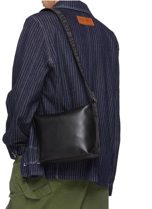 Figure View - Click To Enlarge - LOEWE - Small Cubi Leather Crossbody Bag