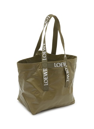 Detail View - Click To Enlarge - LOEWE - Fold Leather Shopper Bag