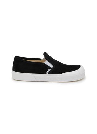 Main View - Click To Enlarge - LOEWE - Terra Vulca Suede Slip On Sneakers