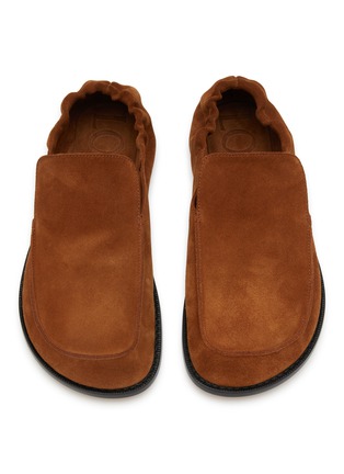 Detail View - Click To Enlarge - LOEWE - Flex Suede Leather Loafers