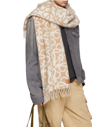 Figure View - Click To Enlarge - LOEWE - Anagram Logo Scarf