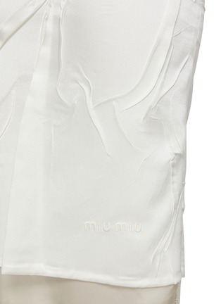  - MIU MIU - Silk Cheongsam Midi Dress