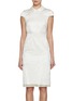 Main View - Click To Enlarge - MIU MIU - Silk Cheongsam Midi Dress