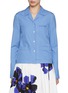 Main View - Click To Enlarge - MIU MIU - Cotton Poplin Pyjama Shirt