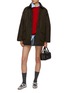 Figure View - Click To Enlarge - MIU MIU - Padded Baraour Jacket