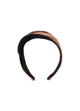 Main View - Click To Enlarge - JENNIFER OUELLETTE - Ultra Suede Sweetheart Headband