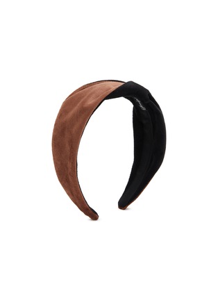 Figure View - Click To Enlarge - JENNIFER OUELLETTE - Ultra Suede Sweetheart Headband