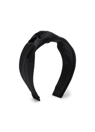 Figure View - Click To Enlarge - JENNIFER OUELLETTE - Satin Center Turban Headband