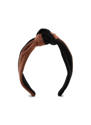 Main View - Click To Enlarge - JENNIFER OUELLETTE - Ultra Suede Blair Turban Headband