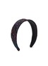 Figure View - Click To Enlarge - JENNIFER OUELLETTE - Bias Cut Silk Tweed Wide Headband