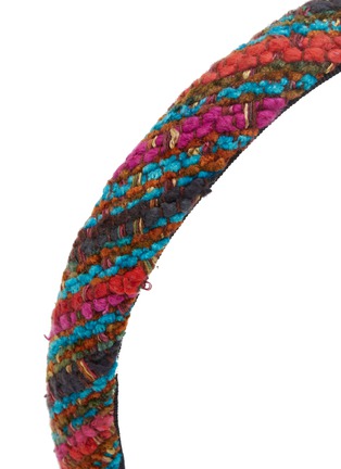 Detail View - Click To Enlarge - JENNIFER OUELLETTE - Bias Cut Silk Tweed Medium Basic Headband