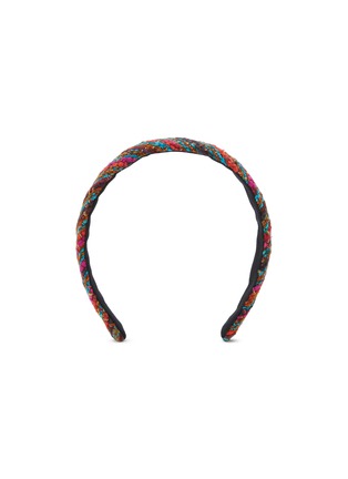 Main View - Click To Enlarge - JENNIFER OUELLETTE - Bias Cut Silk Tweed Medium Basic Headband