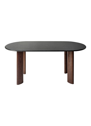 Main View - Click To Enlarge - EASTERN EDITION - Oval Stone Dining Table