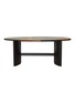 Main View - Click To Enlarge - EASTERN EDITION - Black Stone And Wood Table