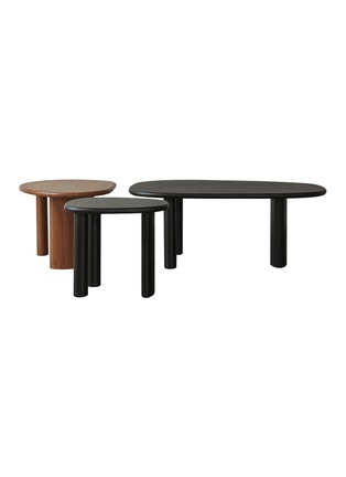 Main View - Click To Enlarge - EASTERN EDITION - Pebble Tea Table Set