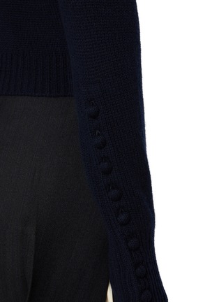  - PRADA - Polo Collar Turtleneck Cashmere Knit Top