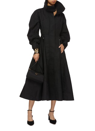 Figure View - Click To Enlarge - PRADA - Couture Style Raincoat Dress