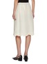 Back View - Click To Enlarge - PRADA - Scalloped Hem Silk Drawstring Skirt